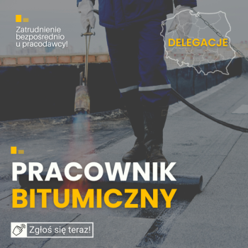 Ogłoszenie - Pracownik drogowy (asfaltowy / masa bitumiczna)