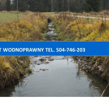 Ogłoszenie - Operat wodnoprawny cena, tel. 504-746-203, dla oczyszczalni, pomostu, rowu, kanalizacji i odprowadzenia wód