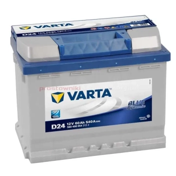 Ogłoszenie - Akumulator VARTA BLUE 60Ah 540A D24 Chopina 20 Grudziądz