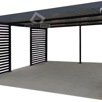 Ogłoszenie - CarPort PREMIUM - wiata samochodowa 5x5 - antracyt - dodatkowa zabudowa CP112