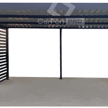 Ogłoszenie - CarPort PREMIUM - wiata samochodowa 5x5 - antracyt - dodatkowa zabudowa  CP114