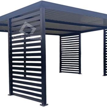Ogłoszenie - CarPort PREMIUM - wiata samochodowa 5x5 - antracyt   CP115