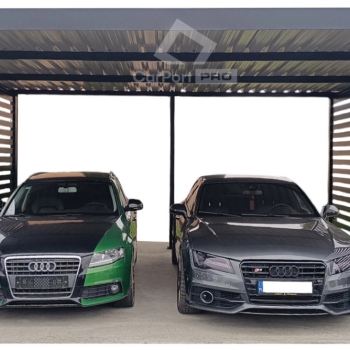 Ogłoszenie - CarPort PREMIUM - wiata samochodowa 6x6 - antracyt   CP116