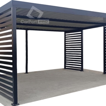 Ogłoszenie - CarPort PREMIUM - wiata samochodowa 6x6 - antracyt - dodatkowa zabudowa CP117