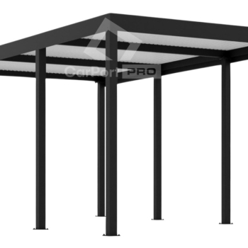 Ogłoszenie - CarPort PREMIUM - wiata samochodowa 3x5 - antracyt  CP106