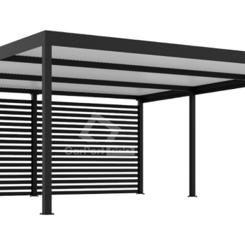 Ogłoszenie - CarPort PREMIUM - wiata samochodowa 6x5,5 - antracyt  CP107