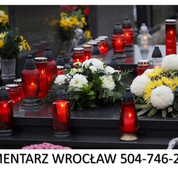 Ogłoszenie - Sprzątanie grobów na cmentarzu przy ulicy Kiełczowskiej we Wrocławiu, tel. 504-746-203, opieka nad grobami