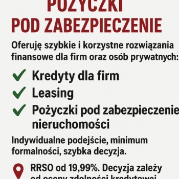 Ogłoszenie - Finansowania firm