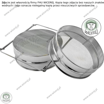 Ogłoszenie - Sito do miodu płaskie podwójne śr. 20cm filtr do miodu cedzidło na miód - Krosno - 48,00 zł