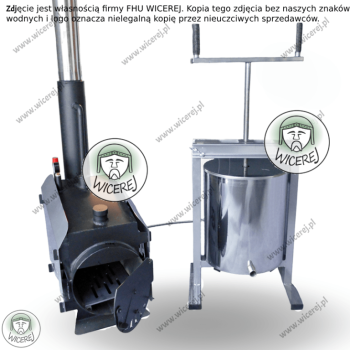 Ogłoszenie - Topiarka z Prasą do Wosku 29L z Generatorem Pary Opalanym drewnem