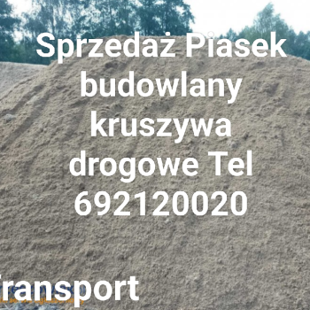 Ogłoszenie - Sprzedaż piasek kliniec żwir ziemia Czarna Łańcut tel 692120020 Podkarpacie
