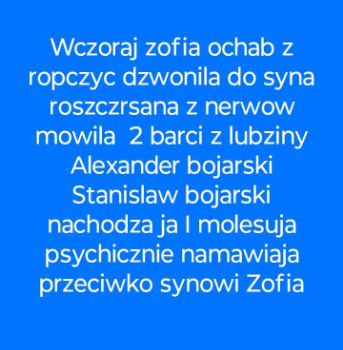 Ogłoszenie - Uwaga DEBICA