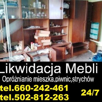 Ogłoszenie - wywóz mebli AGD RTV opróżniamy mieszkania domy piwnice wynoszenie na gabaryty! warszawa stolica - Mazowieckie - 180,00 zł