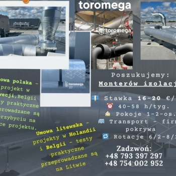 Ogłoszenie - Monter izolacji