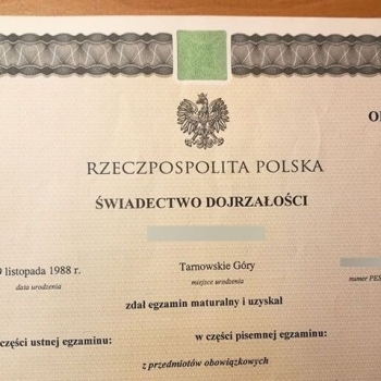 Ogłoszenie - Mature z wpisem Kup, Średnie Kup, Liceum świadectwo Kup, Mature z wpisem , Kupie Średnie ,Kupie Liceum świadectwo Kupie - Krosno - 50,00 zł