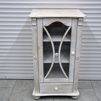 Ogłoszenie - witryna z drewna sosnowego - jak nowa