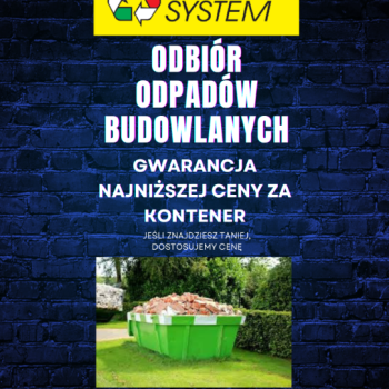 Ogłoszenie - Odpady budowlane odbiór, kontenery, składowisko