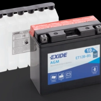 Ogłoszenie - Akumulator MOTO 10Ah 160A EXIDE ET12B-BS L+ - Wielkopolskie - 180,00 zł
