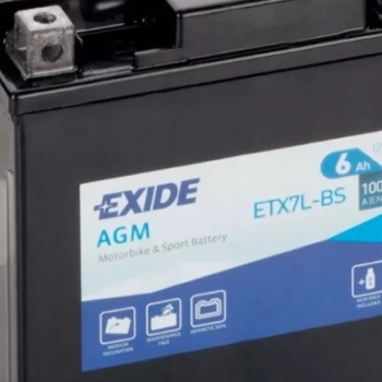 Ogłoszenie - Akumulator MOTO 6Ah 100A EXIDE ETX7L-BS P+