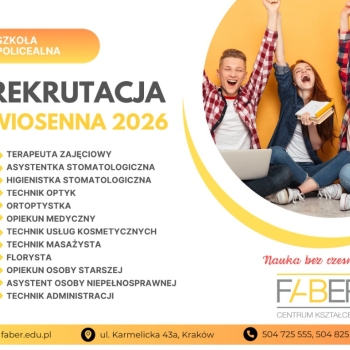 Ogłoszenie - Kursy specjalistyczne za darmo - Kraków