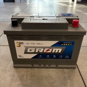 Ogłoszenie - Akumulator 77Ah 750A GROM Premium - Podlaskie - 480,00 zł