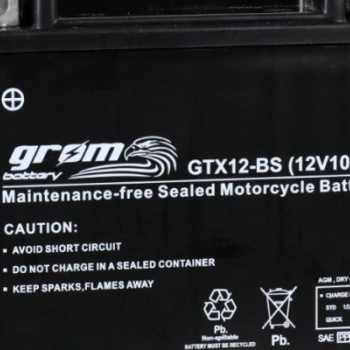 Ogłoszenie - Akumulator motocyklowy 10Ah 180A GROM GTX12-BS YTX12-BS L+