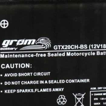 Ogłoszenie - Akumulator motocyklowy 18Ah 270A GROM GTX20CH-BS YTX20CH-BS L+