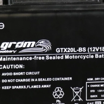 Ogłoszenie - Akumulator motocyklowy 18Ah 270A GROM GTX20L-BS YTX20L-BS P+