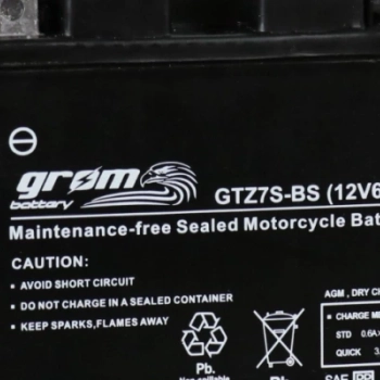Ogłoszenie - Akumulator motocyklowy 6Ah 120A GROM GTZ7S-BS YTZ7S-BS P+