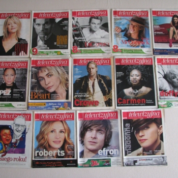 Ogłoszenie - Gazeta telewizyjna TV - Gazeta Wyborcza z lat 2008 - 2010