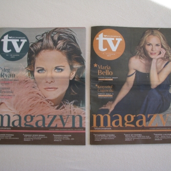 Ogłoszenie - Gazeta telewizyjna – Rzeczpospolita TV sierpień 2009