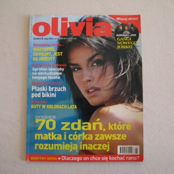 Ogłoszenie - Magazyn Olivia – miesięcznik nr 5 maj 2004r.