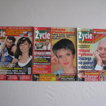 Ogłoszenie - Życie na gorąco – tygodnik z lat 2003-2006