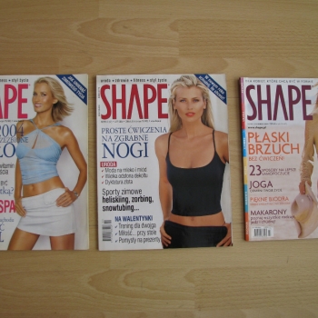 Ogłoszenie - Shape, nr 1-3, 2004 rok - magazyn - uroda, zdrowie, fitness, styl życia