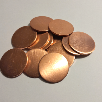 Ogłoszenie - Krążki miedziane -mennicze 15-27 mm-zestaw 200 szt - Pomorskie - 500,00 zł