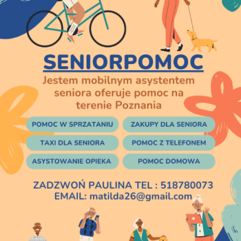 Ogłoszenie - Mobilny asystent seniora - wsparcie w codziennych obowiązkach