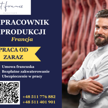 Ogłoszenie - PRACA NA PRODUKCJI - FRANCJA - ZARABIAJ W EURO!