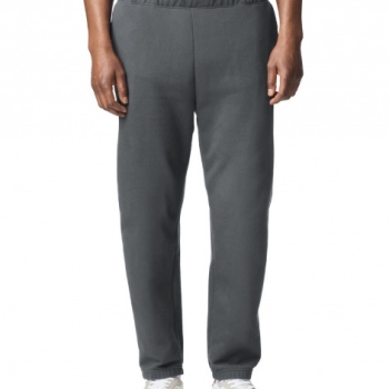 Ogłoszenie - Spodnie dresowe ze ściągaczami szare Gildan