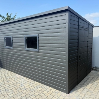 Ogłoszenie - Domek ogrodowy narzędziowy 2.5×5 spad na prawo ciemny Grafit MAT