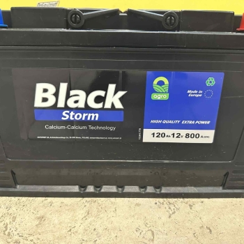 Ogłoszenie - Akumulator Black Storm Agro 120 ah 800A - Opole