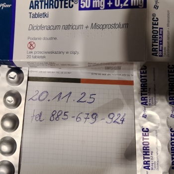 Ogłoszenie - Arthrotec odpsrzedam Arthrotec sprzedam Arthrotec Forte Arthrotec 50