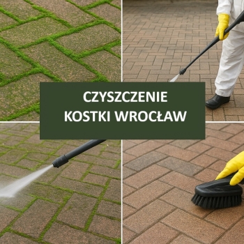 Ogłoszenie - Czyszczenie kostki brukowej z mchu i chwastów, tel. 504-746-203, Wrocław, cennik