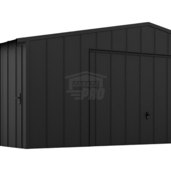 Ogłoszenie - Garaż blaszany 7x6m - brama uchylna - okno - drzwi - blacha na rąbek - dach dwuspadowy GP647