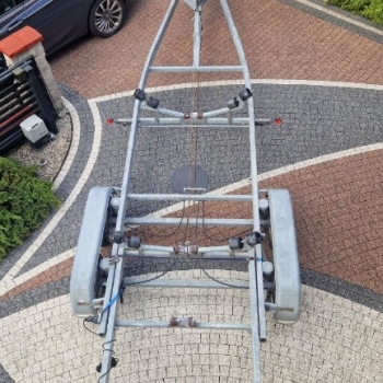 Ogłoszenie - Przyczepa dwuosiowa podłodziowa TREDAL 1600DMC, 1170kg - Zachodniopomorskie - 15 500,00 zł