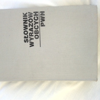 Ogłoszenie - SŁOWNIK WYRAZÓW OBCYCH PWN DRUK NRD