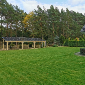 Ogłoszenie - WIATA FOTOWOLTAICZNA 10,62 kWp z MAGAZYNEM ENERGII 5 kWh