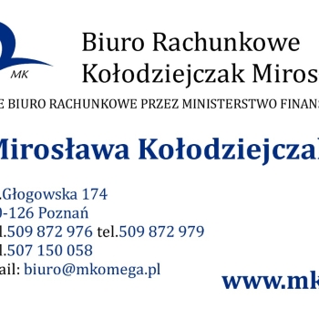 Ogłoszenie - Biuro rachunkowe MK Omega - usługi księgowe