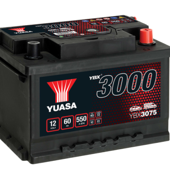 Ogłoszenie - Akumulator Yuasa YBX3075 Standard 12V 60Ah 550A Prawy Plus