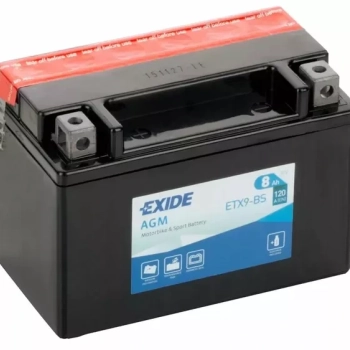 Ogłoszenie - Akumulator 8Ah 120A motocyklowy EXIDE ETX9-BS YTX9-BS