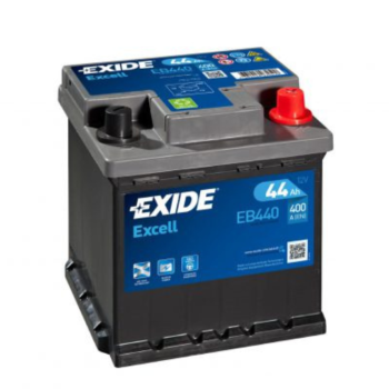 Ogłoszenie - Akumulator Exide Excell 44Ah 400A EB440 kostka prawy plus